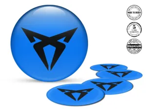 Seat Cupra Ruota Adesivi Stile Distintivi Silicone Gara